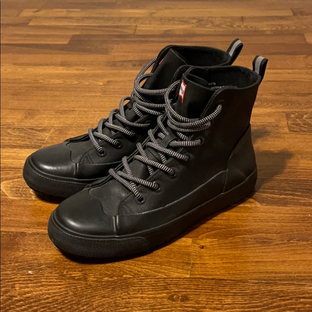 Hunter Lace Up Rain Boots
